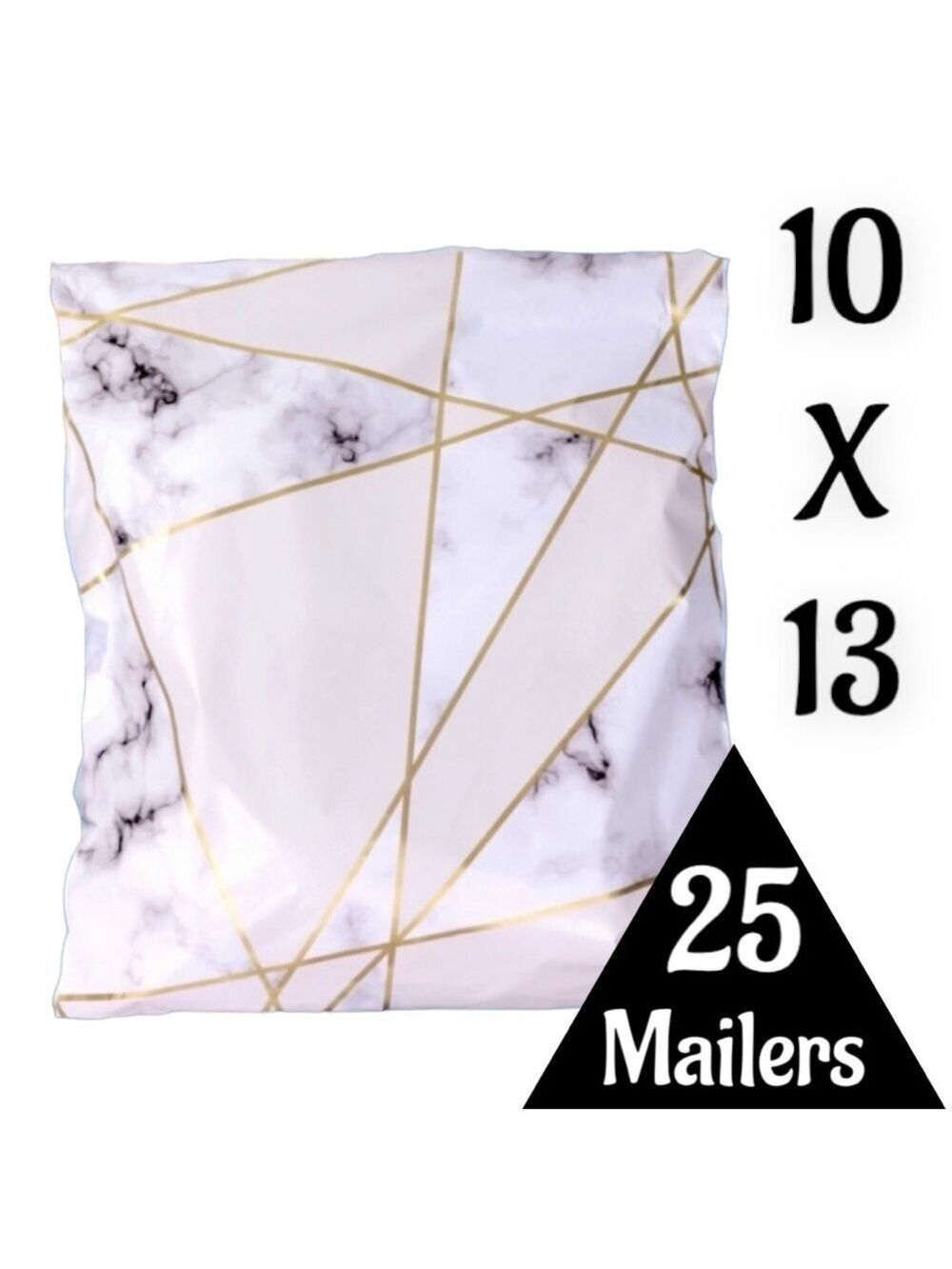 25 10X13 Poly Mailers Marble Shipping Envelopes PRICE IS FIRM - Picture 3 of 6
